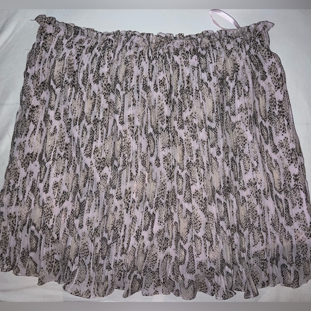 Light Purple + Snakeskin Skirt